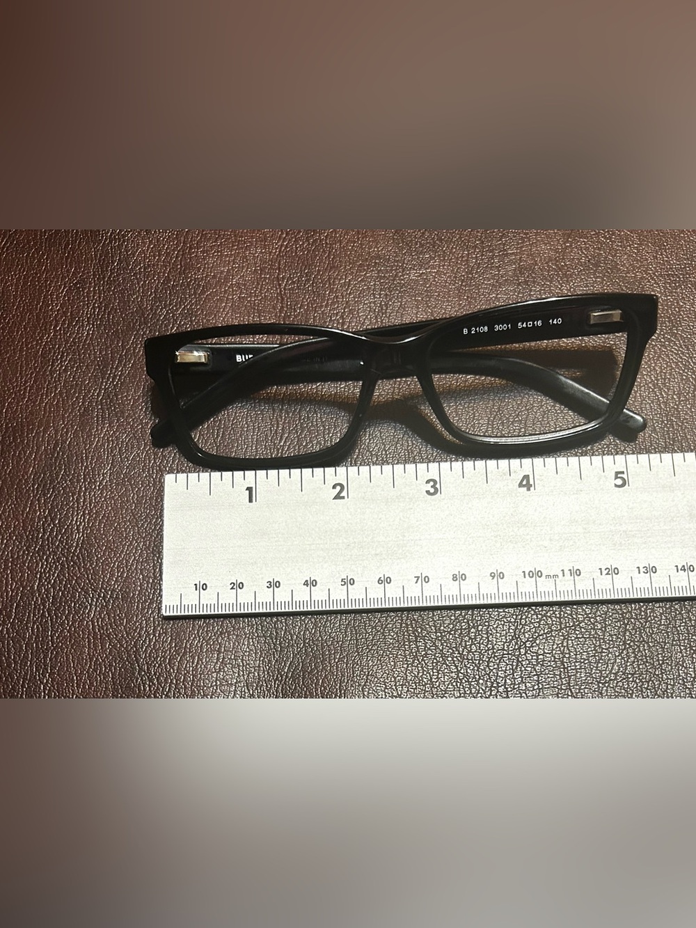 Burberry Black Rectangular Men’s Eyewear Frames (Frames Only..no case)